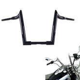Massive 1 1/2 Inch Ape Hangers Handlebars, 12 Inch Black Handlebars for Harley Davidson Touring, Softail, Dyna, Sportster, Baggers, Dressers, EZ Mounting Wiring. - SHARKROAD